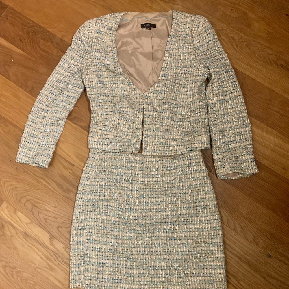 Ann Taylor Tweed Skit Set